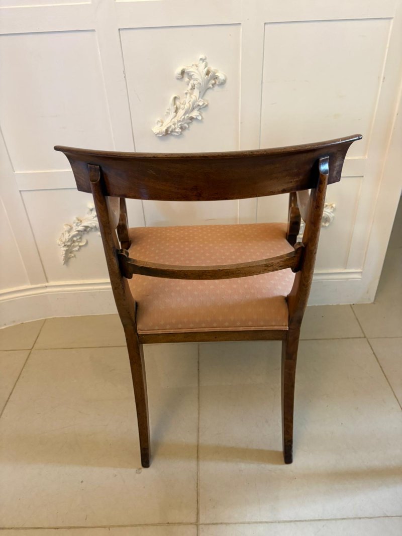 Antique Regency Mahogany Set of 6 Dining Chairs Including 2 Carvers - Image 18